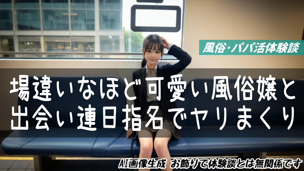 場違いなほど可愛い風俗嬢と出会い連日指名でヤリまくり