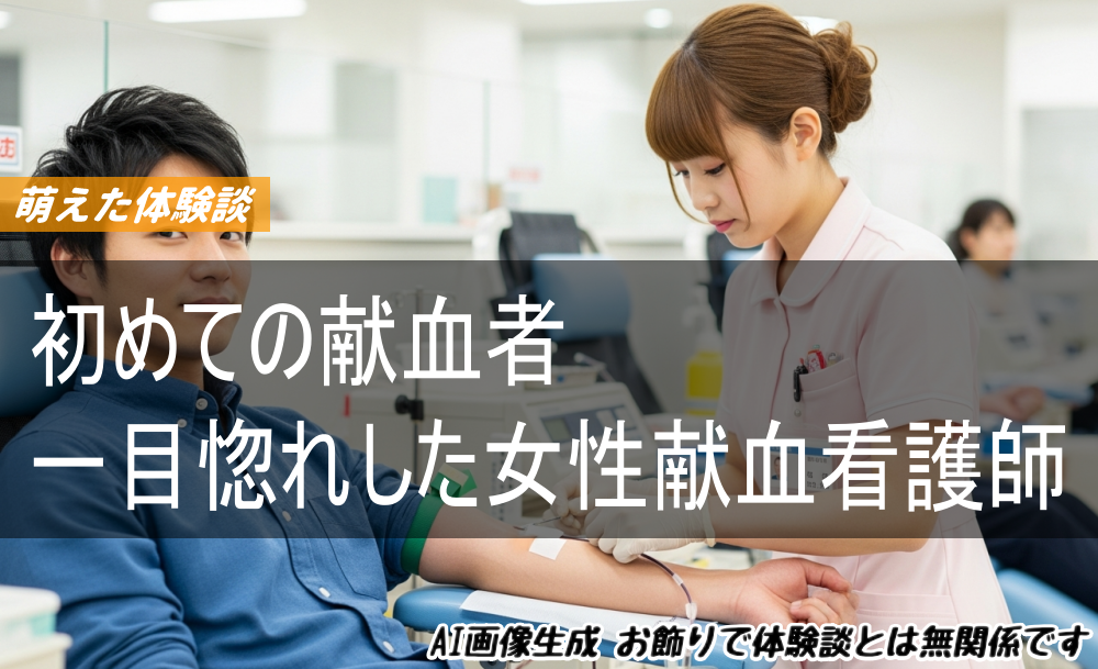 一目惚れした女性献血看護師