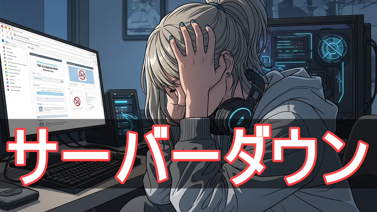 サーバーダウンによる障害＠萌えスぺ